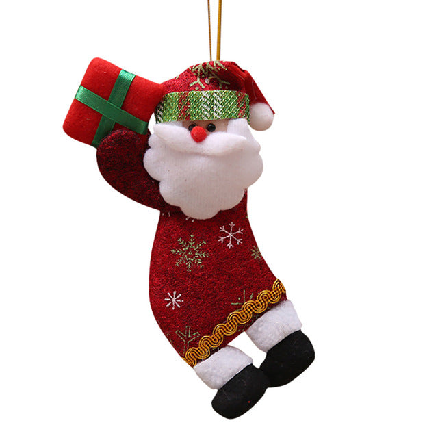 Merry Christmas Ornaments Gift Santa Claus Snowman