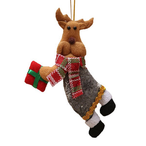Merry Christmas Ornaments Gift Santa Claus Snowman
