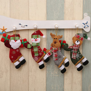 Merry Christmas Ornaments Gift Santa Claus Snowman