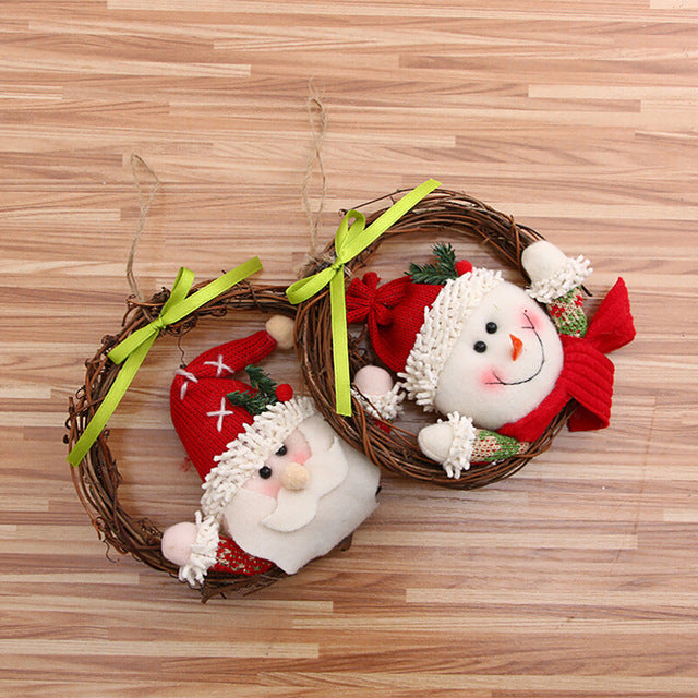 Merry Christmas Party Rattan + High-grade Fabrics