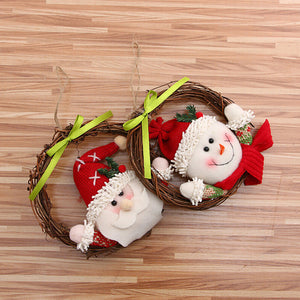 Merry Christmas Party Rattan + High-grade Fabrics