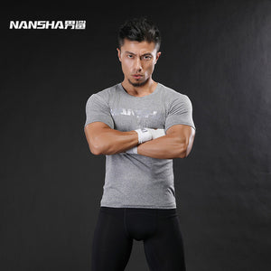 Brand Fashion Men Short Sleeve Fitness