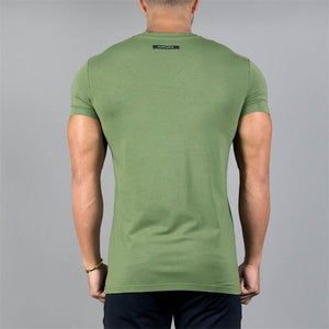 Brand Men Gyms Short Sleeve T-shirt