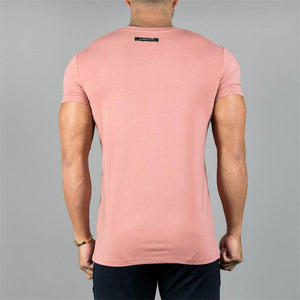 Brand Summer  Fashion Men Gyms Cotton T