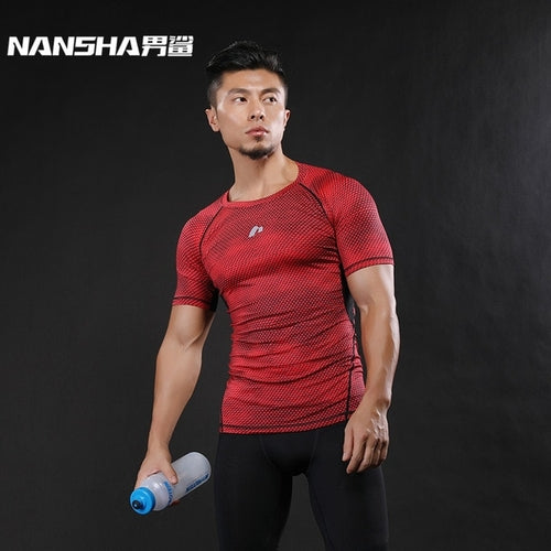 Mens Fitness 3D Prints Short Sleeves T