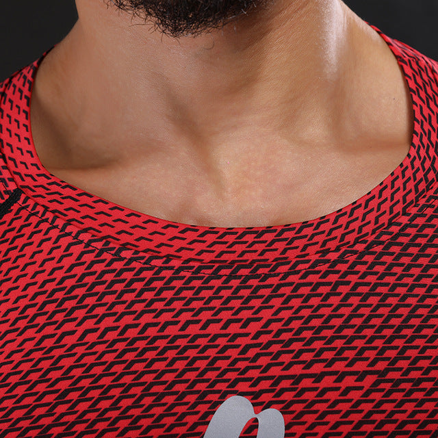 Mens Fitness 3D Prints Short Sleeves T