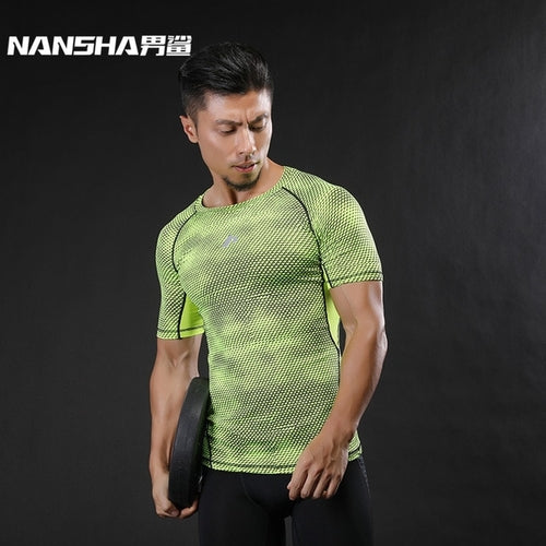 Mens Fitness 3D Prints Short Sleeves T