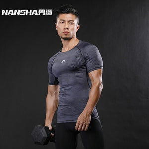 Mens Fitness 3D Prints Short Sleeves T