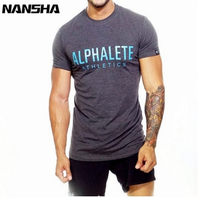 Summer  Men Gyms T shirt Fitness