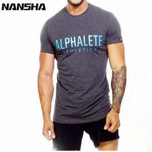Summer  Men Gyms T shirt Fitness