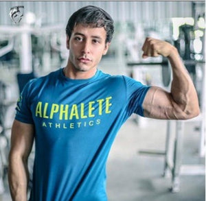 Summer  Men Gyms T shirt Fitness
