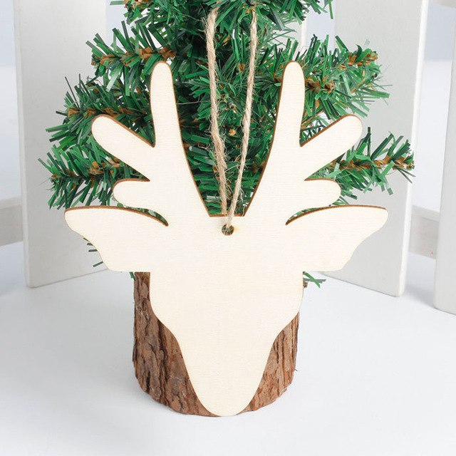 New Christmas Snowflake Base Wood Hanging Decor