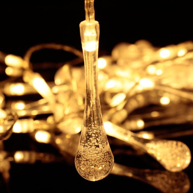 New Create 1.5M 10LED Colorful Copper Glow Water