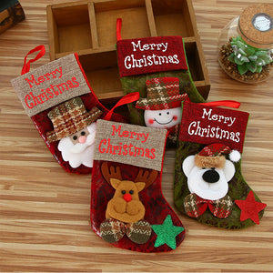 New Merry Christmas Gifts Candy Beads Brushed Wool