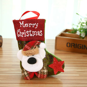 New Merry Christmas Gifts Candy Beads Brushed Wool