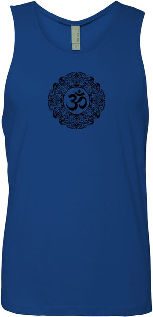 Black Ornate OM Premium Yoga Tank Top