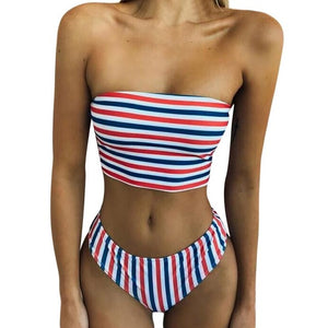 Popular Women Bikini Set Swimwear Push-Up Padded