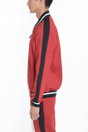 RALLY TRACK JACKET- RED