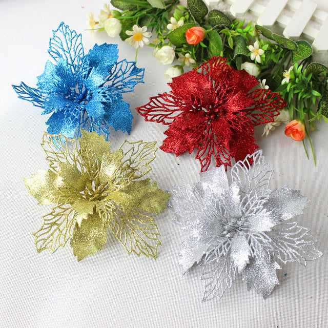 Romantic Rosette Christmas Tree Hanging Charm