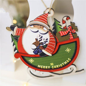 Santa Christmas Tree Hanging Home Decorative Cute