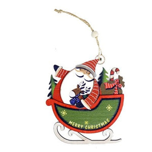 Santa Christmas Tree Hanging Home Decorative Cute