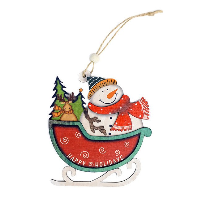 Santa Christmas Tree Hanging Home Decorative Cute