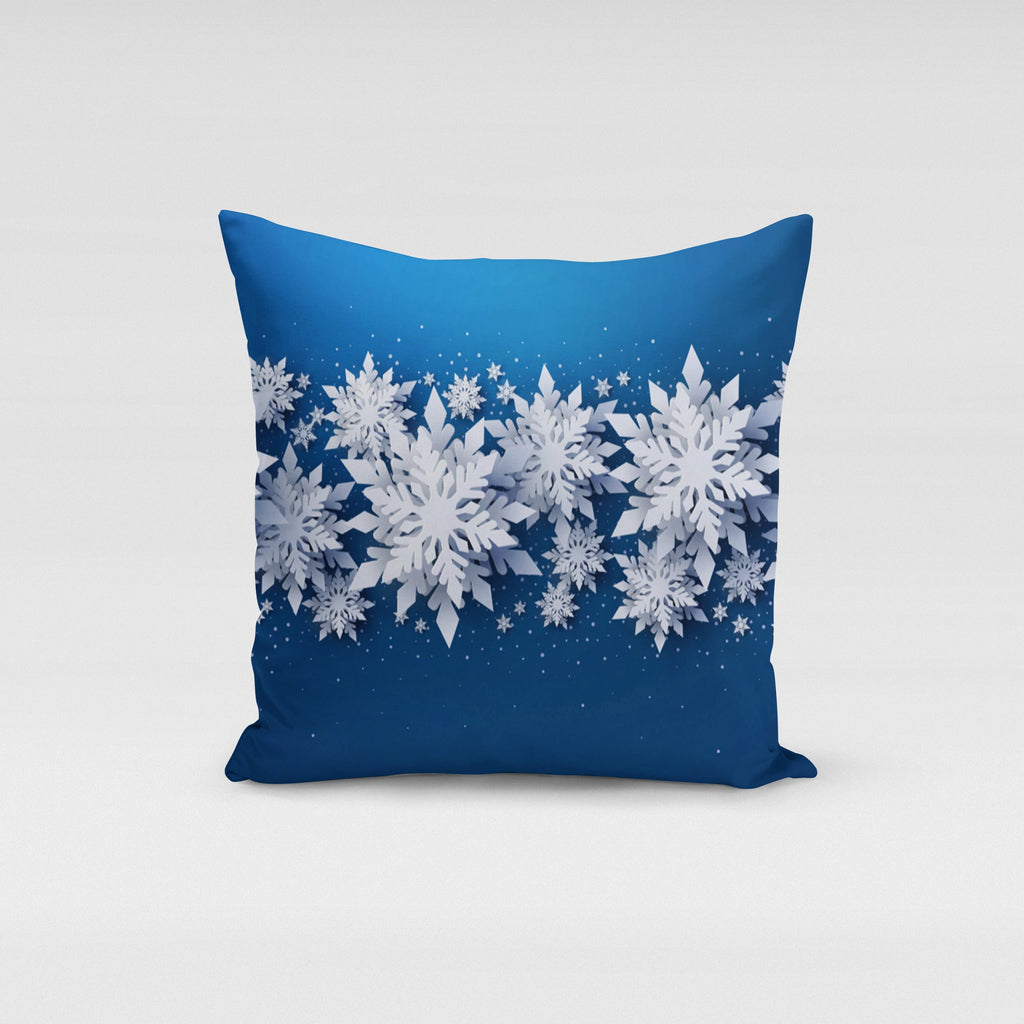 Snow Flakes Pillow Cover