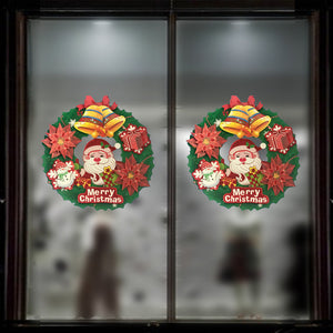 Snowman Christmas Decorations Wall Stickers