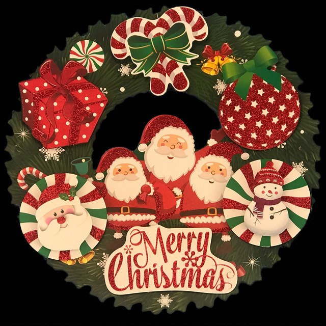 Snowman Christmas Decorations Wall Stickers
