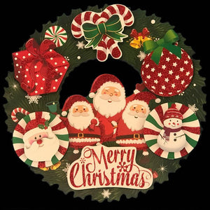 Snowman Christmas Decorations Wall Stickers