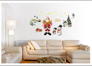 Stickers Christmas Bells Removable Wall Sticker