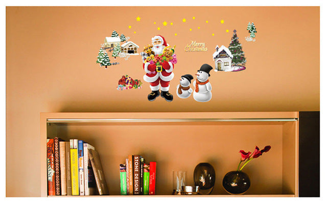 Stickers Christmas Bells Removable Wall Sticker