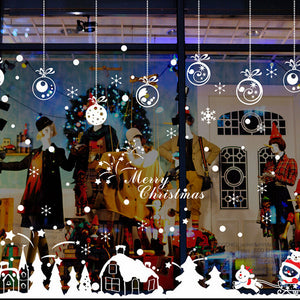 Stickers Christmas Cabin Removable Home Vinyl