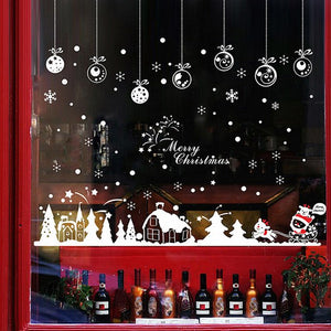 Stickers Christmas Cabin Removable Home Vinyl