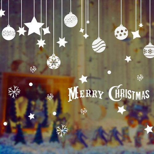 Stickers Merry Christmas Background Wall