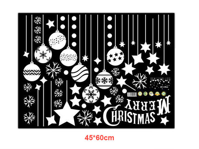 Stickers Merry Christmas Background Wall