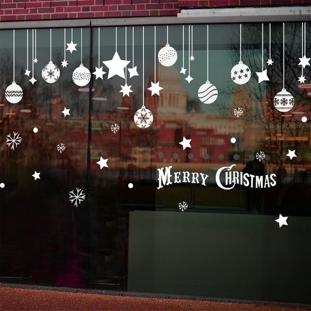 Stickers Merry Christmas Background Wall