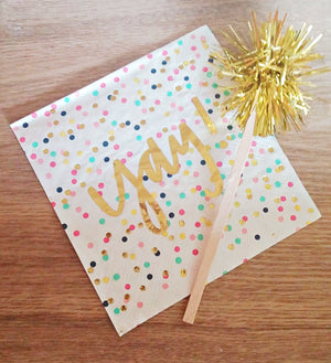 Bulk Gold Tinsel Toppers