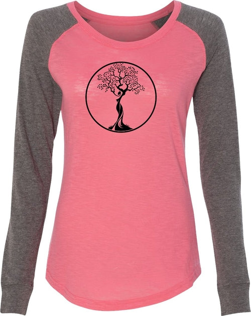 Black Tree of Life Circle Preppy Patch Elbow Yoga