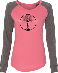 Black Tree of Life Circle Preppy Patch Elbow Yoga
