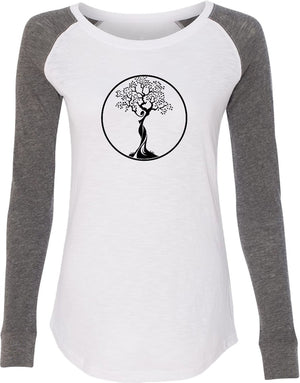 Black Tree of Life Circle Preppy Patch Elbow Yoga