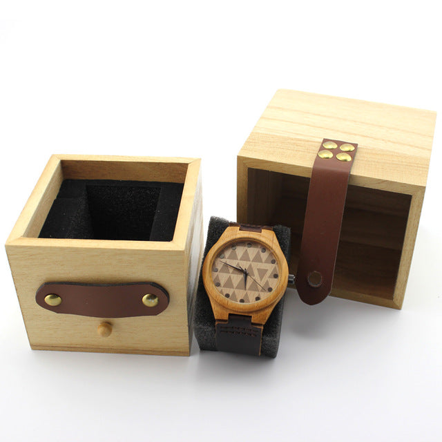 Watch Box Solid wood Zakka Primary colors wooden