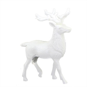 White Deer Christmas Xmas Reindeer Kid Doll Decor