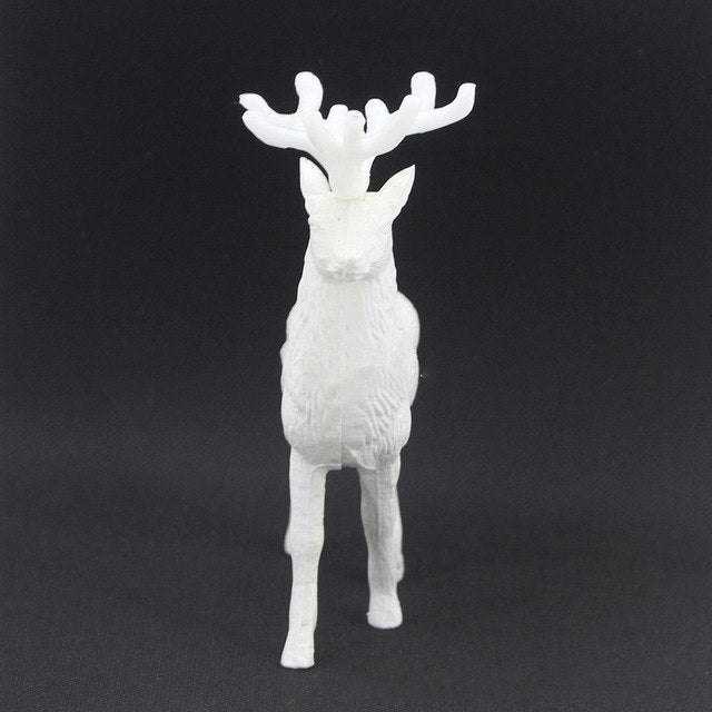 White Deer Christmas Xmas Reindeer Kid Doll Decor