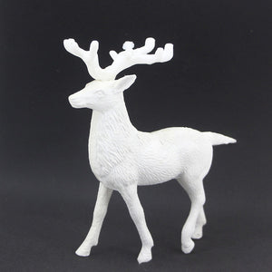 White Deer Christmas Xmas Reindeer Kid Doll Decor