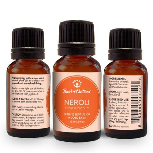 Neroli Absolute Essential Oil blended with Jojoba