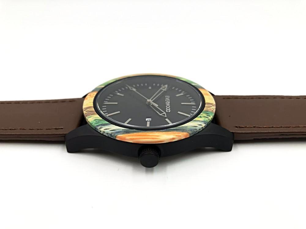 Inverness | Multi Bamboo | Brown Leather
