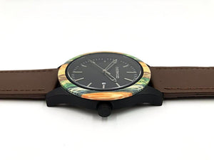 Inverness | Multi Bamboo | Brown Leather