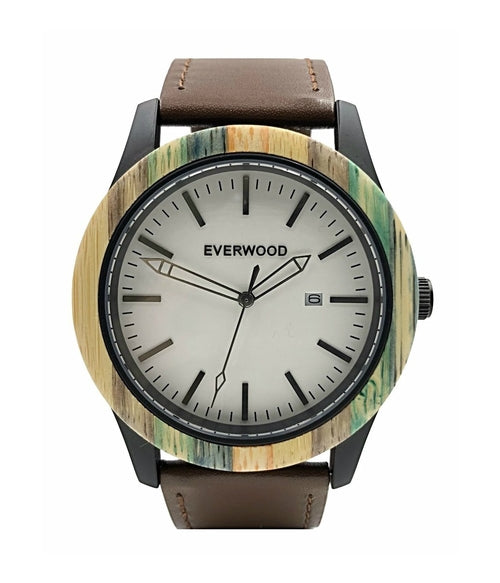 Inverness | Multi Bamboo | Brown Leather