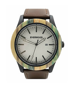 Inverness | Multi Bamboo | Brown Leather
